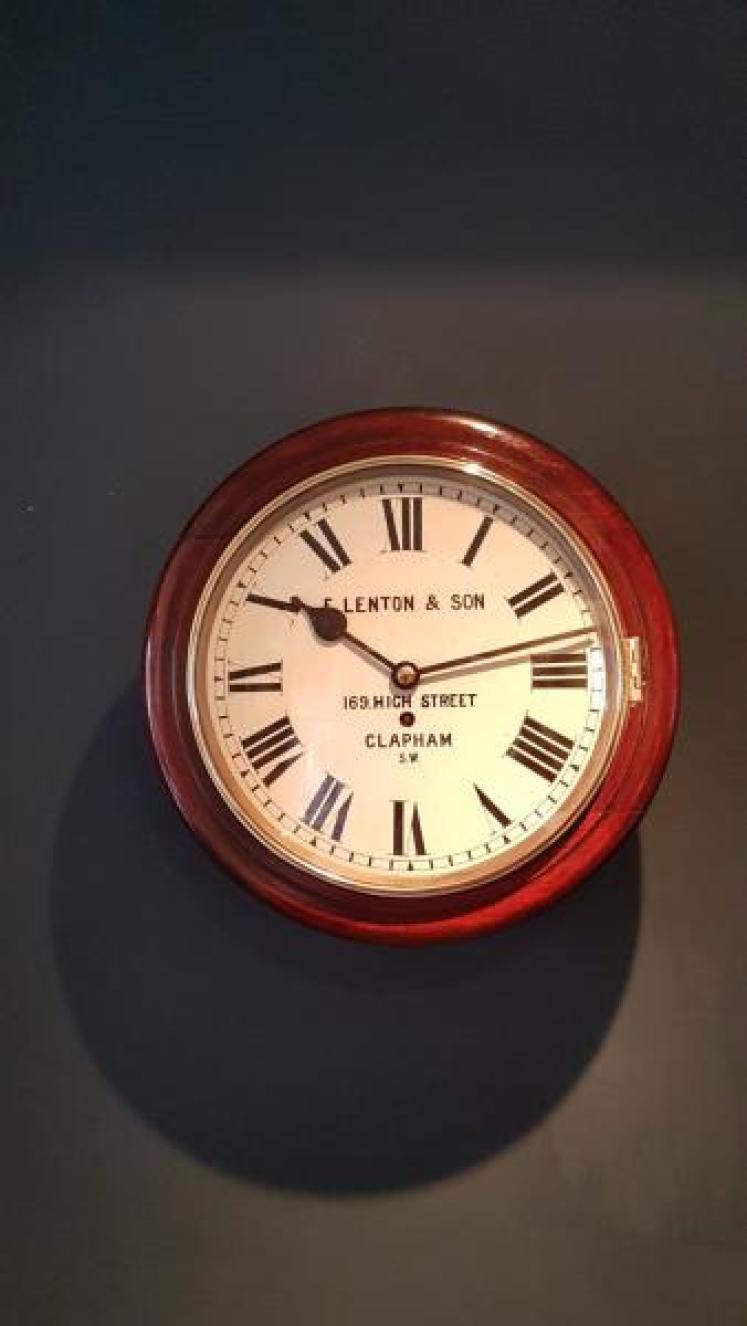 Victorian Single Fusse Dial Clock - Image 1