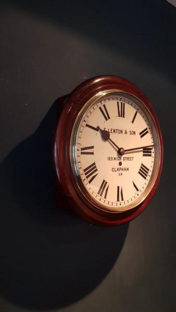 Victorian Single Fusse Dial Clock - Image 2