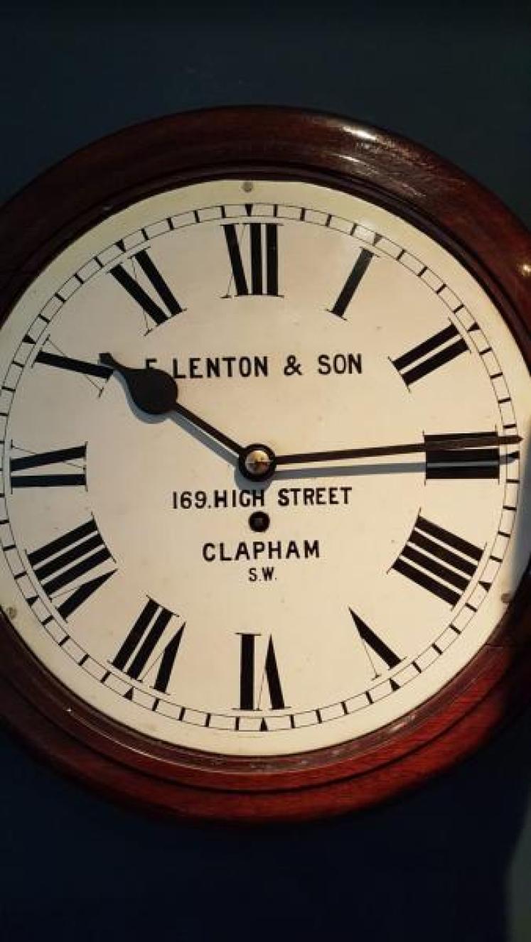 Victorian Single Fusse Dial Clock - Image 3