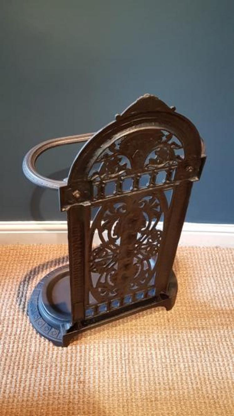 Victorian Cast Iron Stick Stand - Image 3