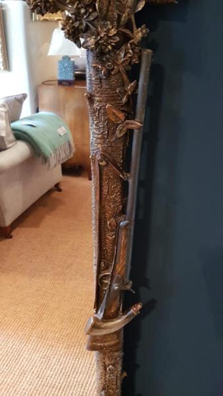 Superb Victorian Shooting Themed Gilt Mirror - Image 7