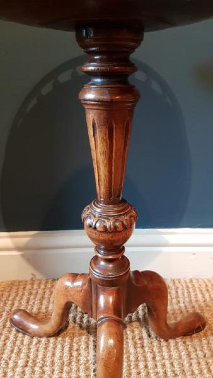 Quality Edwardian Mahogany Wine Table - Image 5