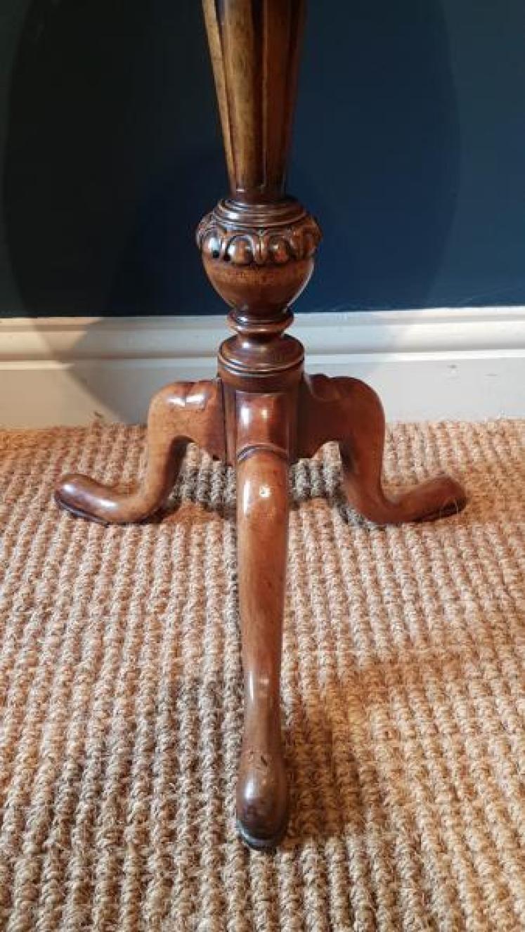 Quality Edwardian Mahogany Wine Table - Image 6