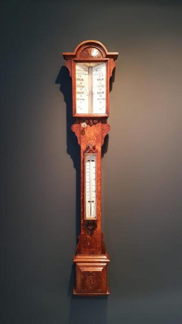 Impressive Victorian Hull Stick Barometer - Image 1