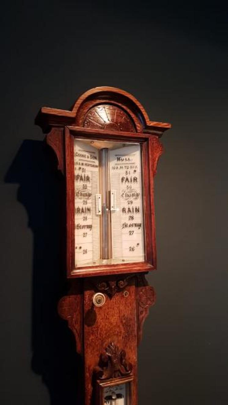 Impressive Victorian Hull Stick Barometer - Image 3
