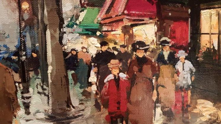 Fine Oil on Canvas by Antoine Blanchard (Marcel Masson) - Image 7
