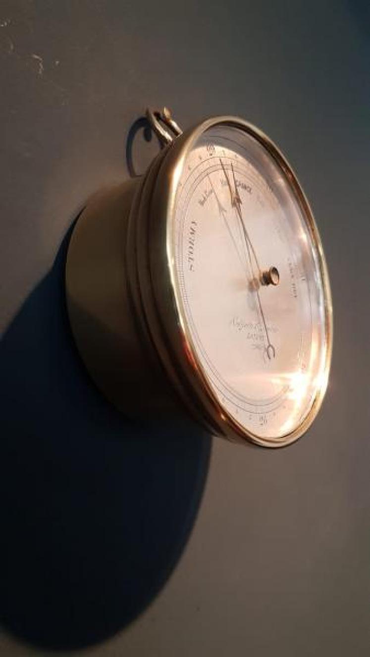 Victorian Marine Barometer by Negretti and Zambra - Image 3