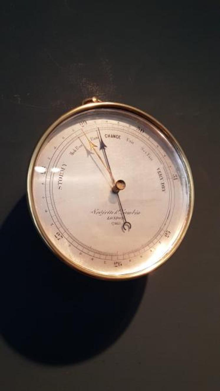 Victorian Marine Barometer by Negretti and Zambra - Image 6