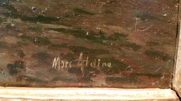 Fine Oil on Canvas By Marc Aldine (Bouvard Snr) - Image 4