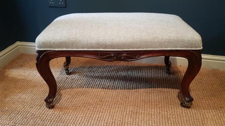 Early Victorian Rosewood Stool - Image 1