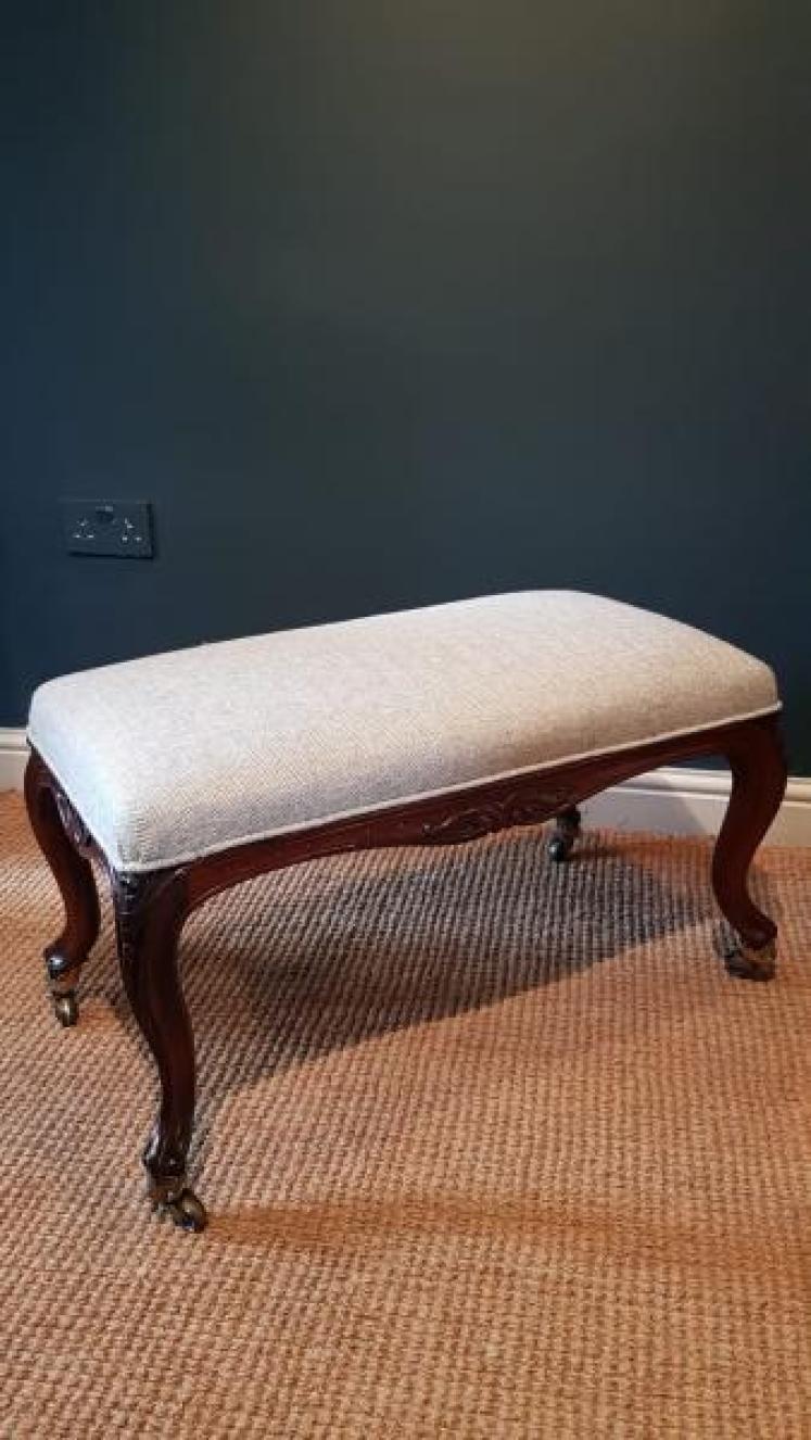 Early Victorian Rosewood Stool - Image 3
