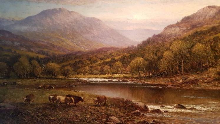 Fine Victorian Oil on Canvas by Alfred Glendening Senior - Image 3
