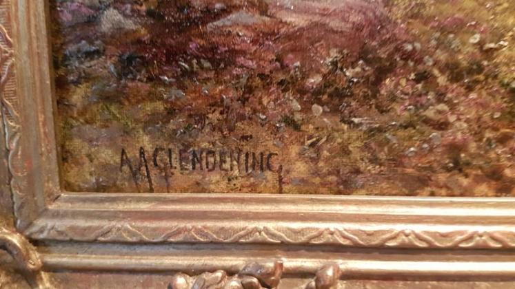 Fine Victorian Oil on Canvas by Alfred Glendening Senior - Image 4