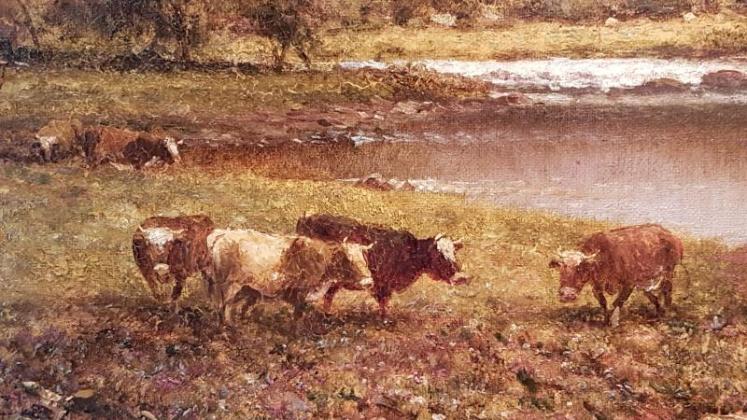 Fine Victorian Oil on Canvas by Alfred Glendening Senior - Image 5