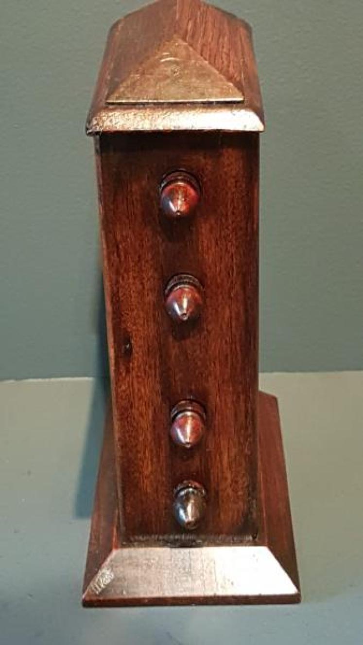 Late Victorian Solid Oak Perpetual Desk Calendar - Image 2