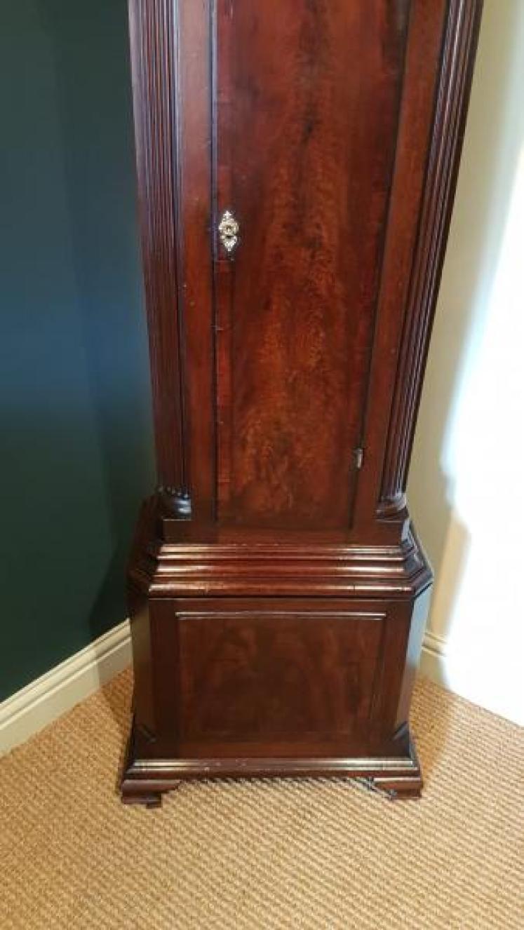 George III Mahogany Lowrey Whitehaven Longcase Clock - Image 6