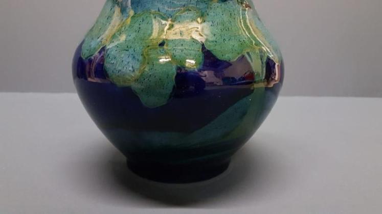 Large Early Moorcroft Moonlit Blue Vase - Image 3