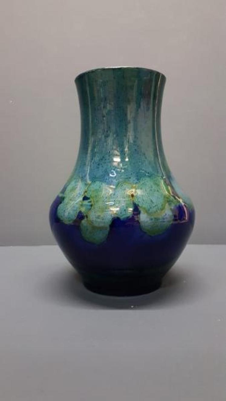 Large Early Moorcroft Moonlit Blue Vase - Image 6