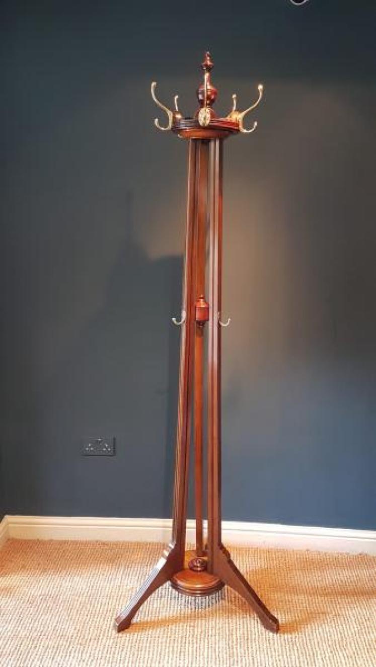 Edwardian Mahogany Coat Stand - Image 1