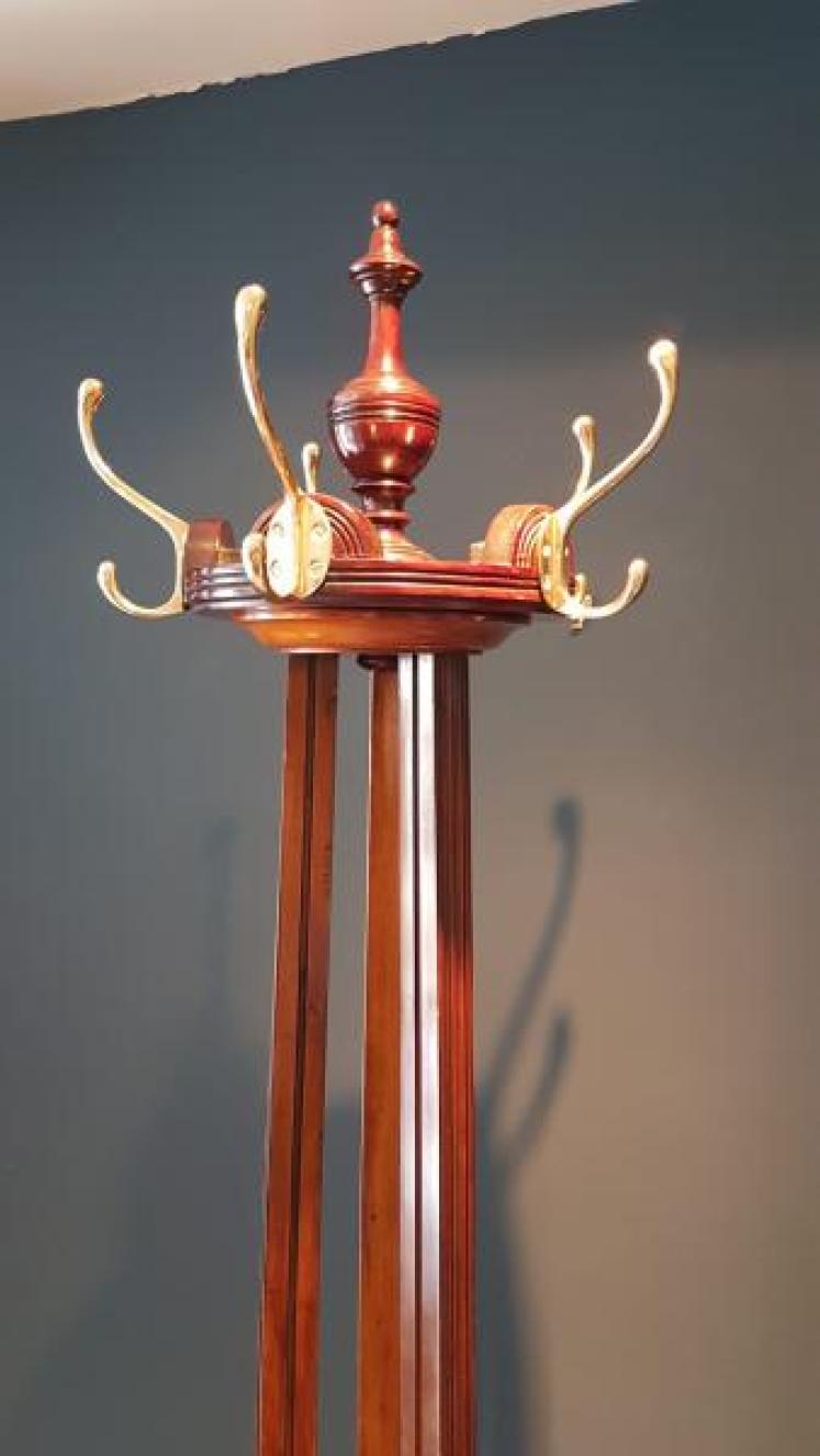 Edwardian Mahogany Coat Stand - Image 2