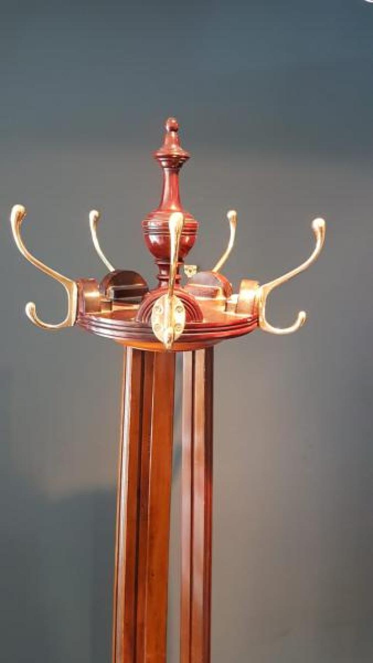Edwardian Mahogany Coat Stand - Image 3