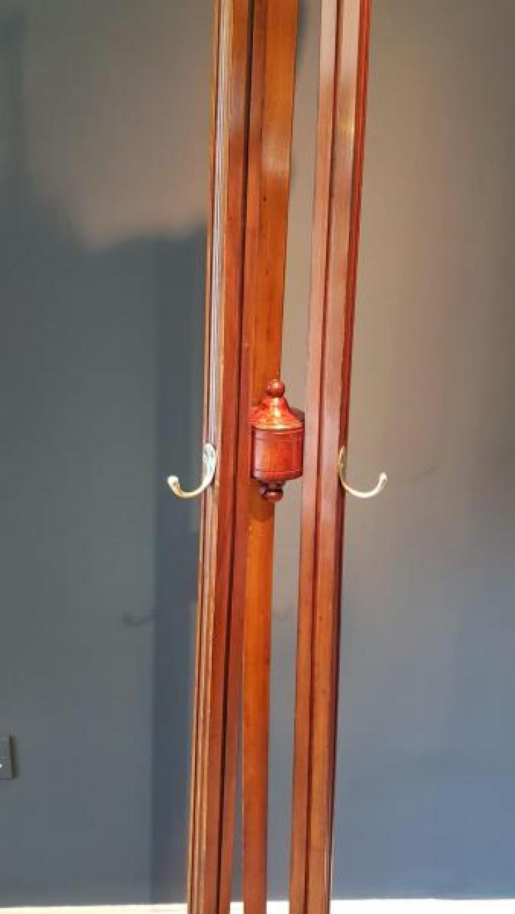 Edwardian Mahogany Coat Stand - Image 5