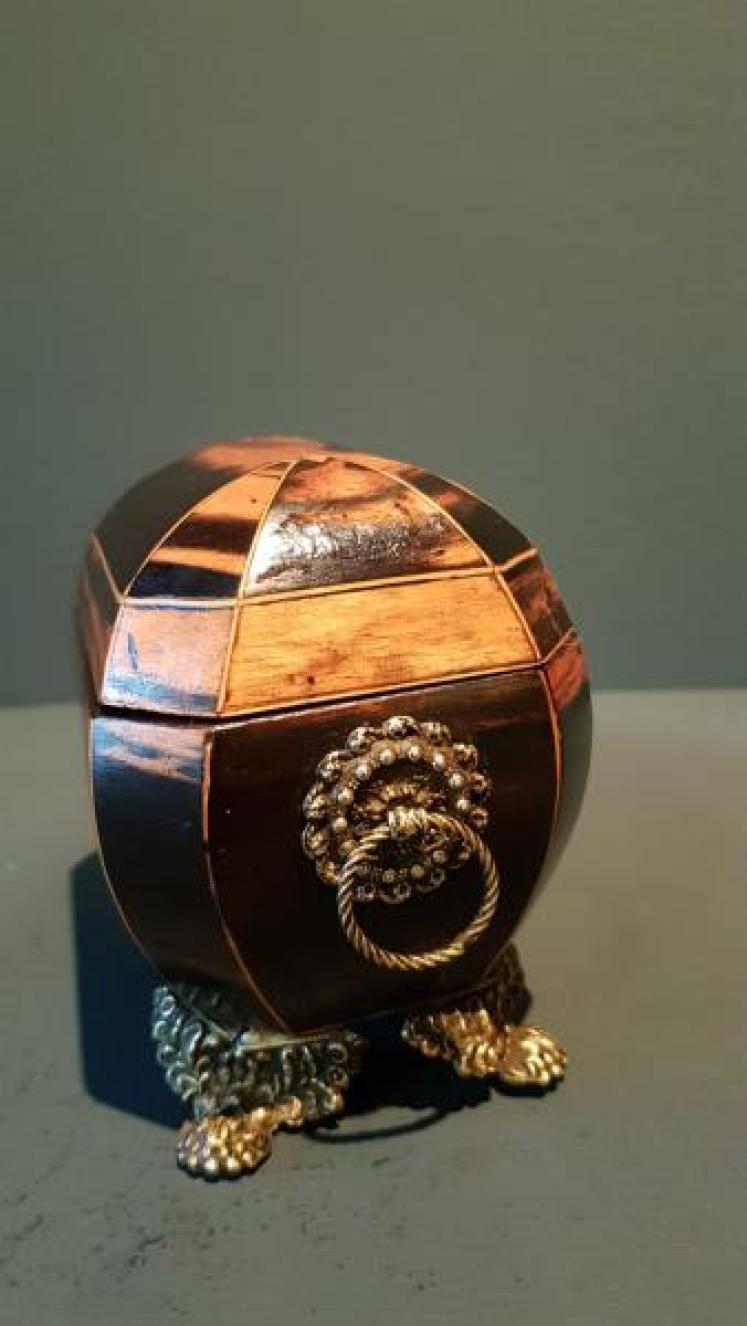 Unusual Regency Minature Tea Caddy - Image 2