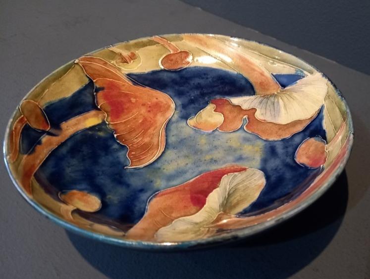 Moorcroft Claremont for Liberty Pedestal Bowl - Image 2