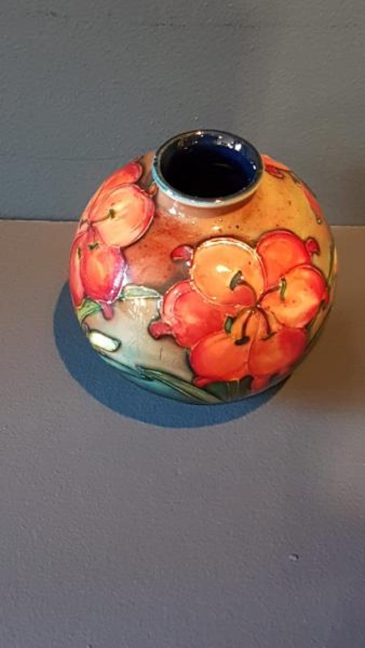 Moorcroft Flambe Freesia Globular Vase - Image 6