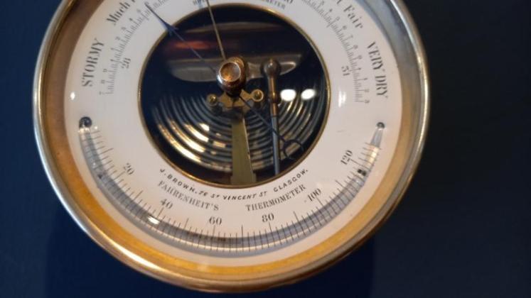Antique Skeletonised Glasgow Marine Barometer - Image 2