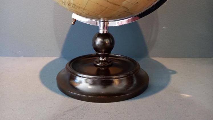 Antique Papier Mache 10" Terrestrial Globe - Image 2