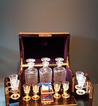 Outstanding Victorian Tantalus Box