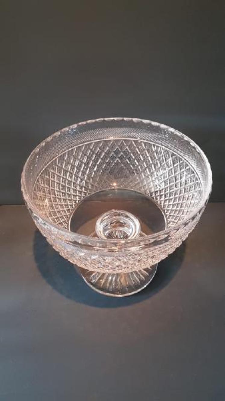 Superb Edwardian Cut Crystal Bowl - Image 4