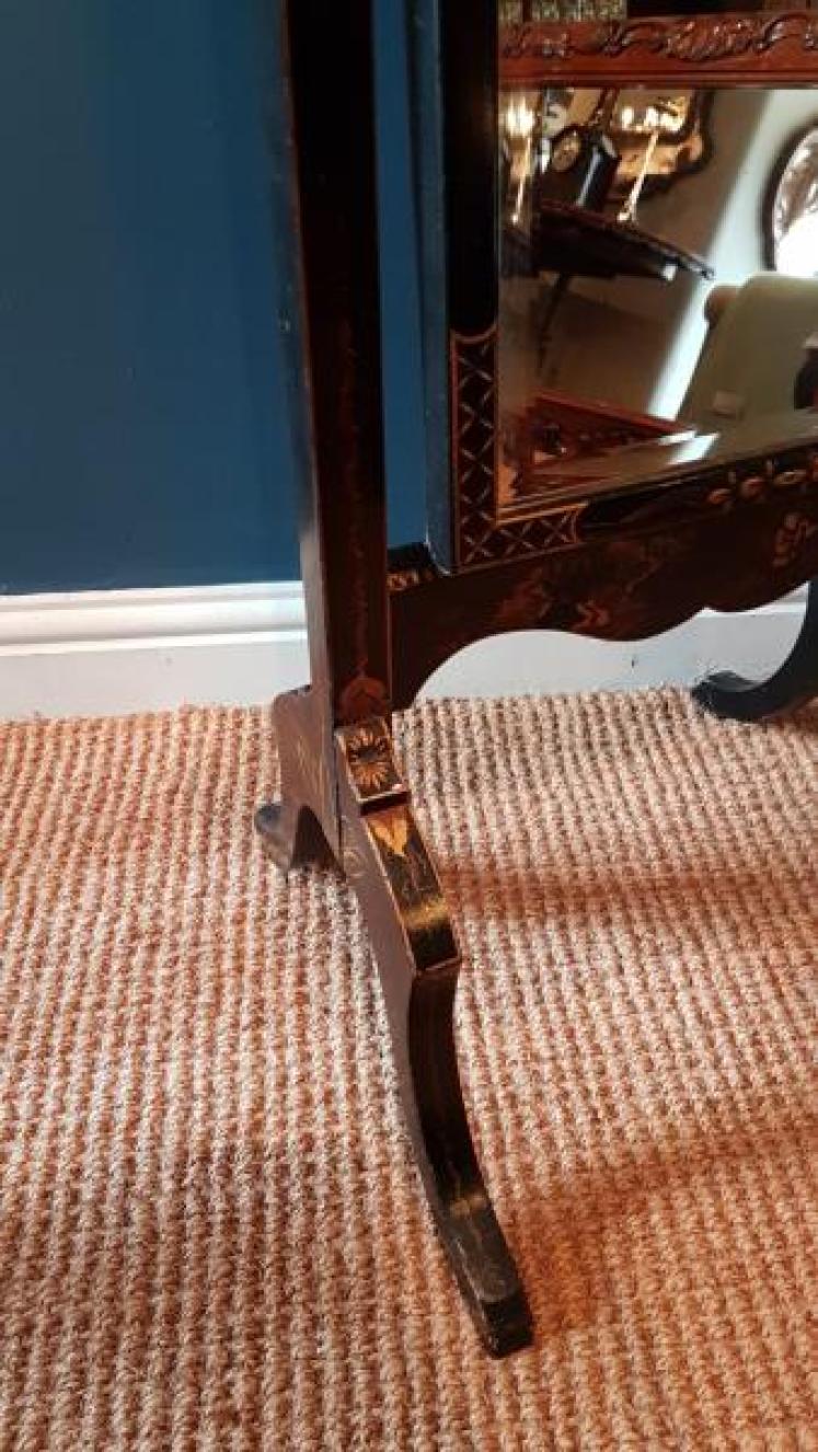 Edwardian Chinoiserie Cheval Mirror - Image 4