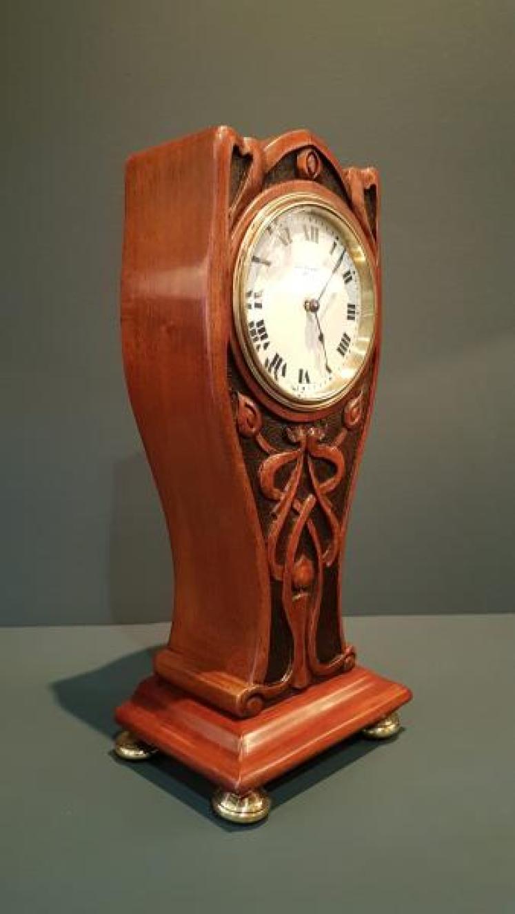Impressive Edwardian Mantel Clock - Image 4