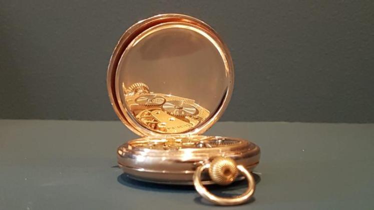 George V 9ct Gold Benson Pocket Watch - Image 4
