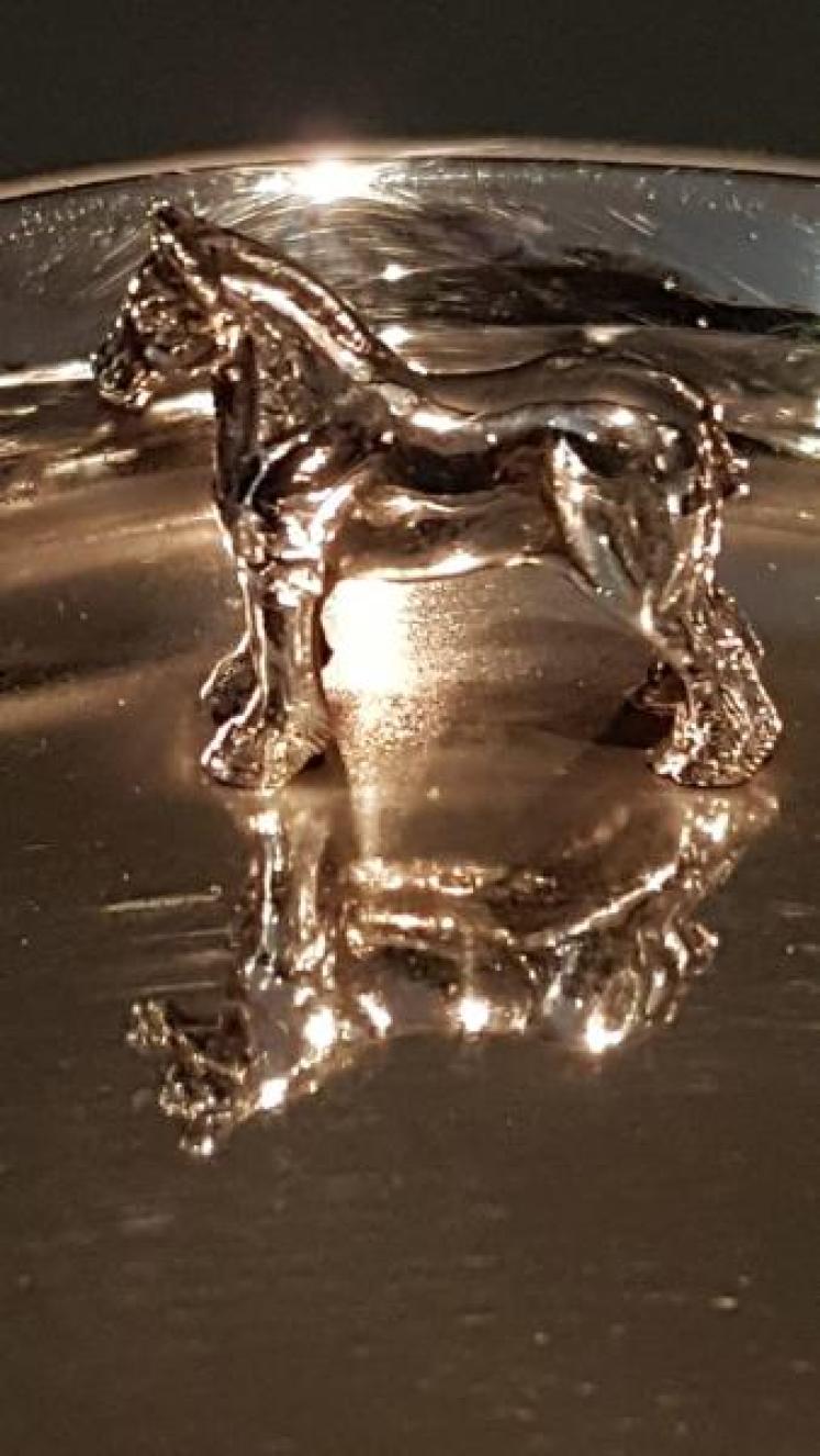 Garrards Silver Shire Horse Pin Tray - Image 4