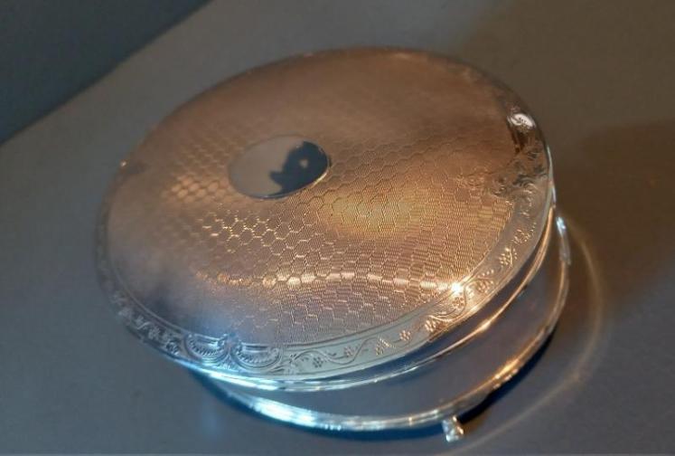 Fine George V Period Silver Engine Turned Jewellery Casket - Image 3