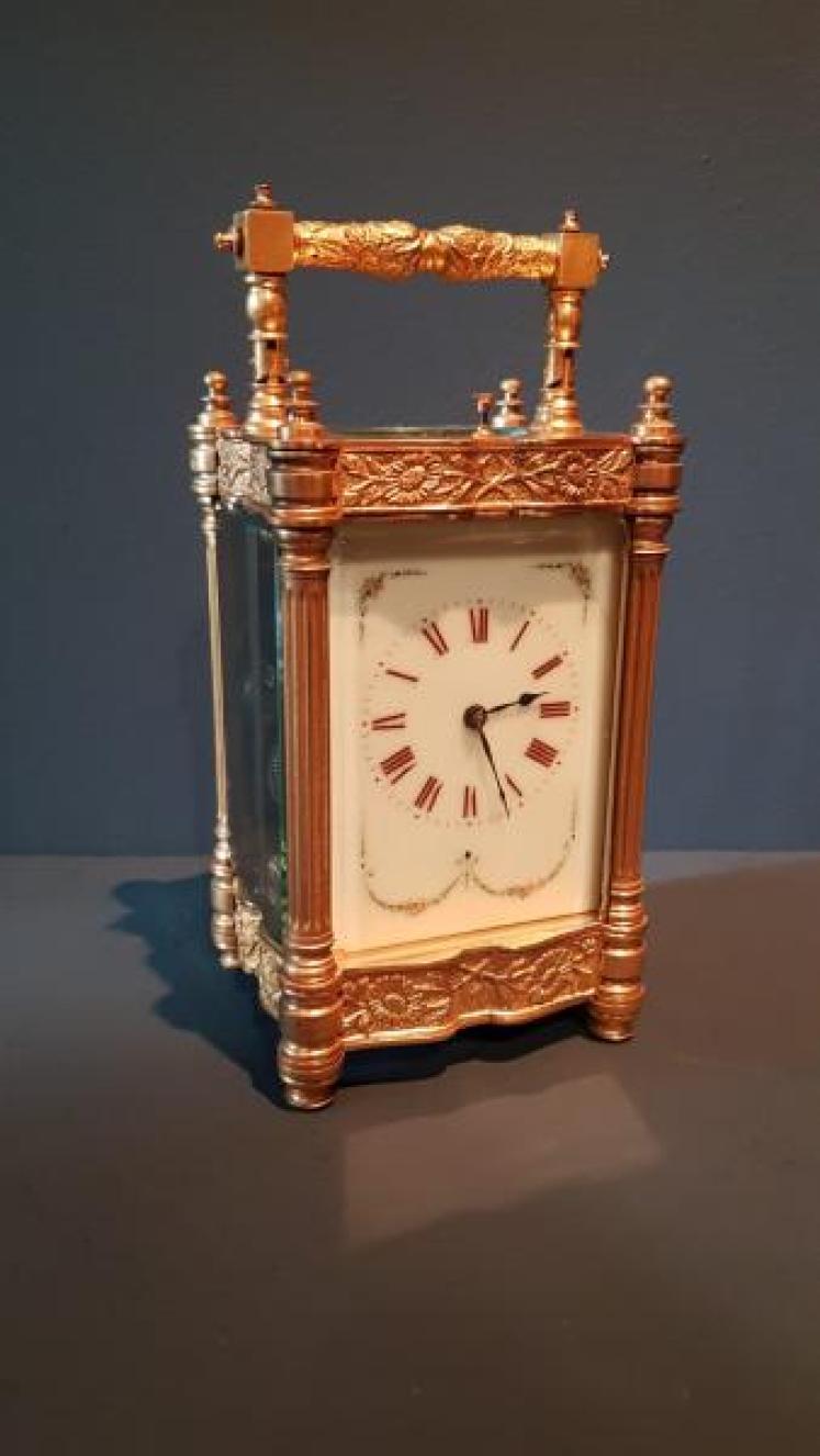 Victorian French Repeating Carriage Clock - Image 7