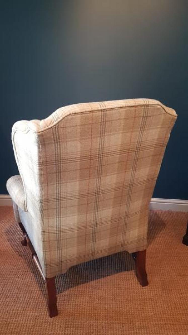 Victorian Wing Back Arm Chair - Image 2