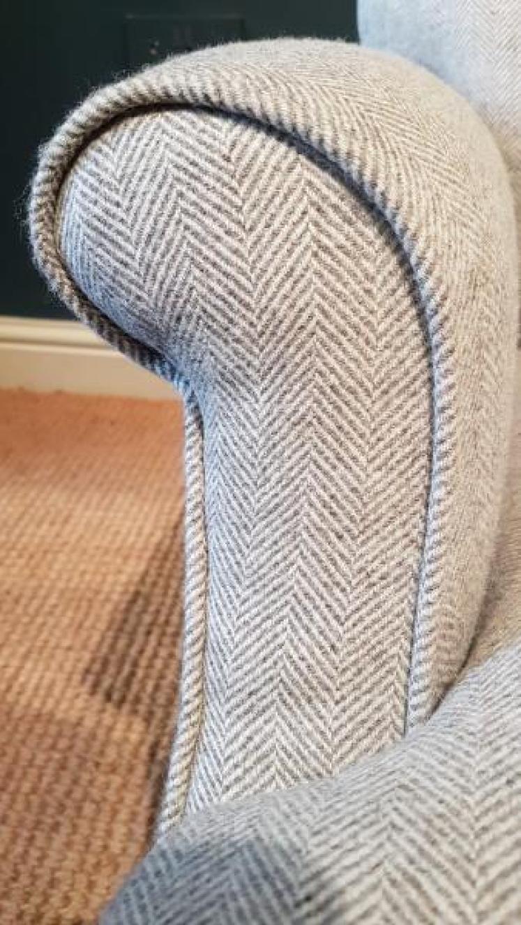 Victorian Upholstered Arm Chair - Image 7