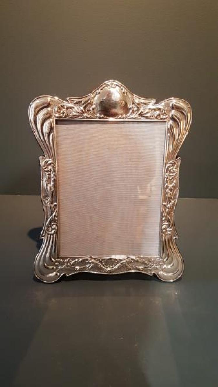 Antique Silver Photo Frame - Image 1