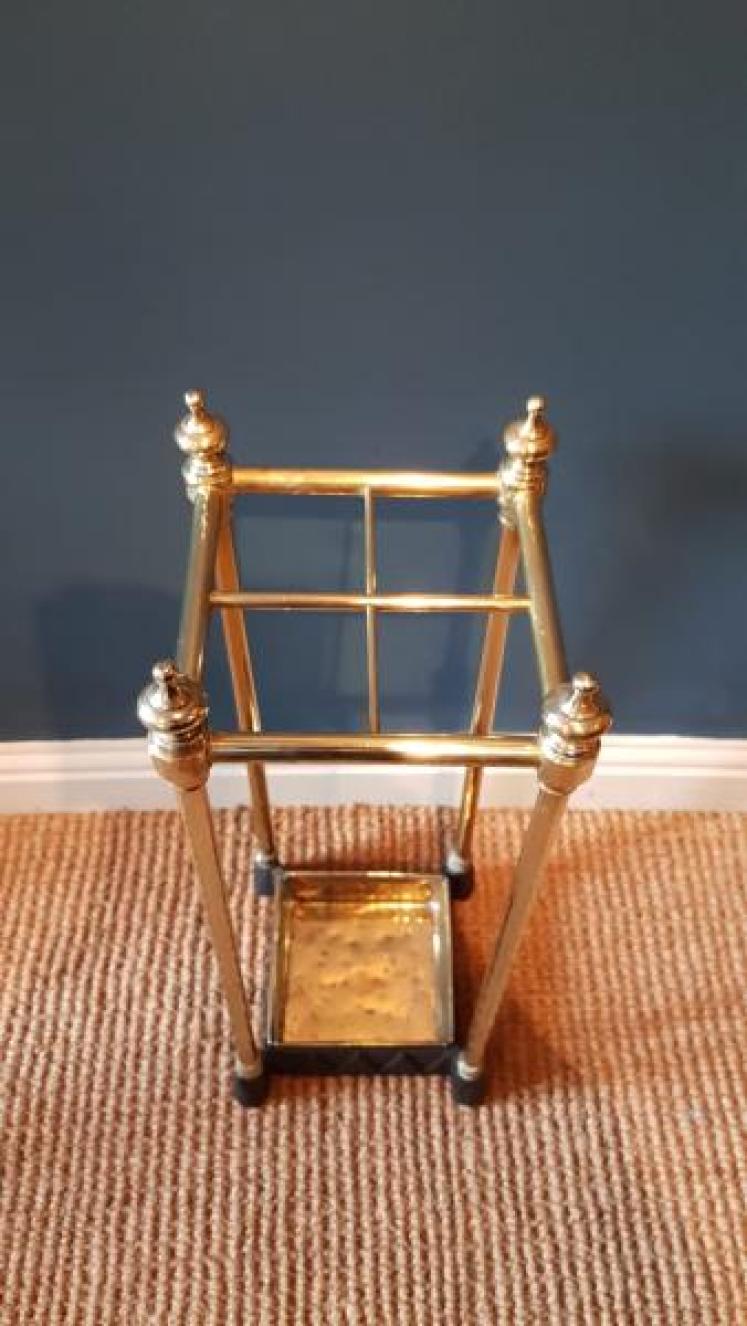 Victorian Brass and Cast Iron Stick Stand - Image 3