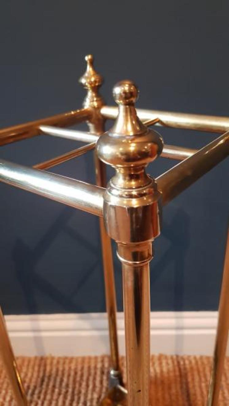 Victorian Brass and Cast Iron Stick Stand - Image 4