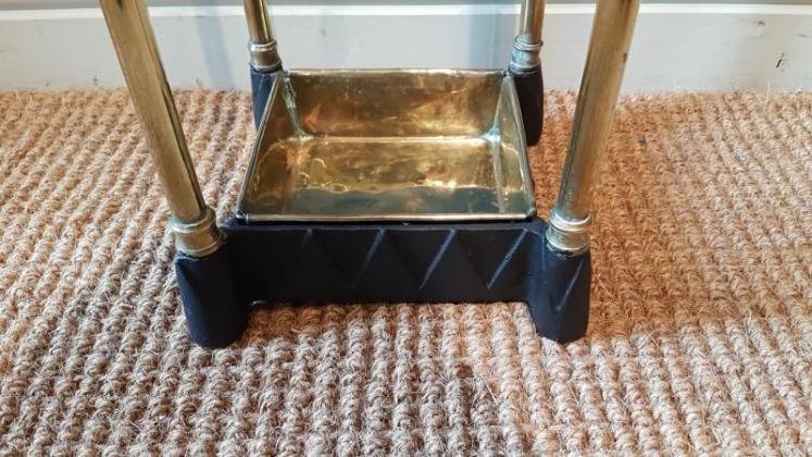 Victorian Brass and Cast Iron Stick Stand - Image 6