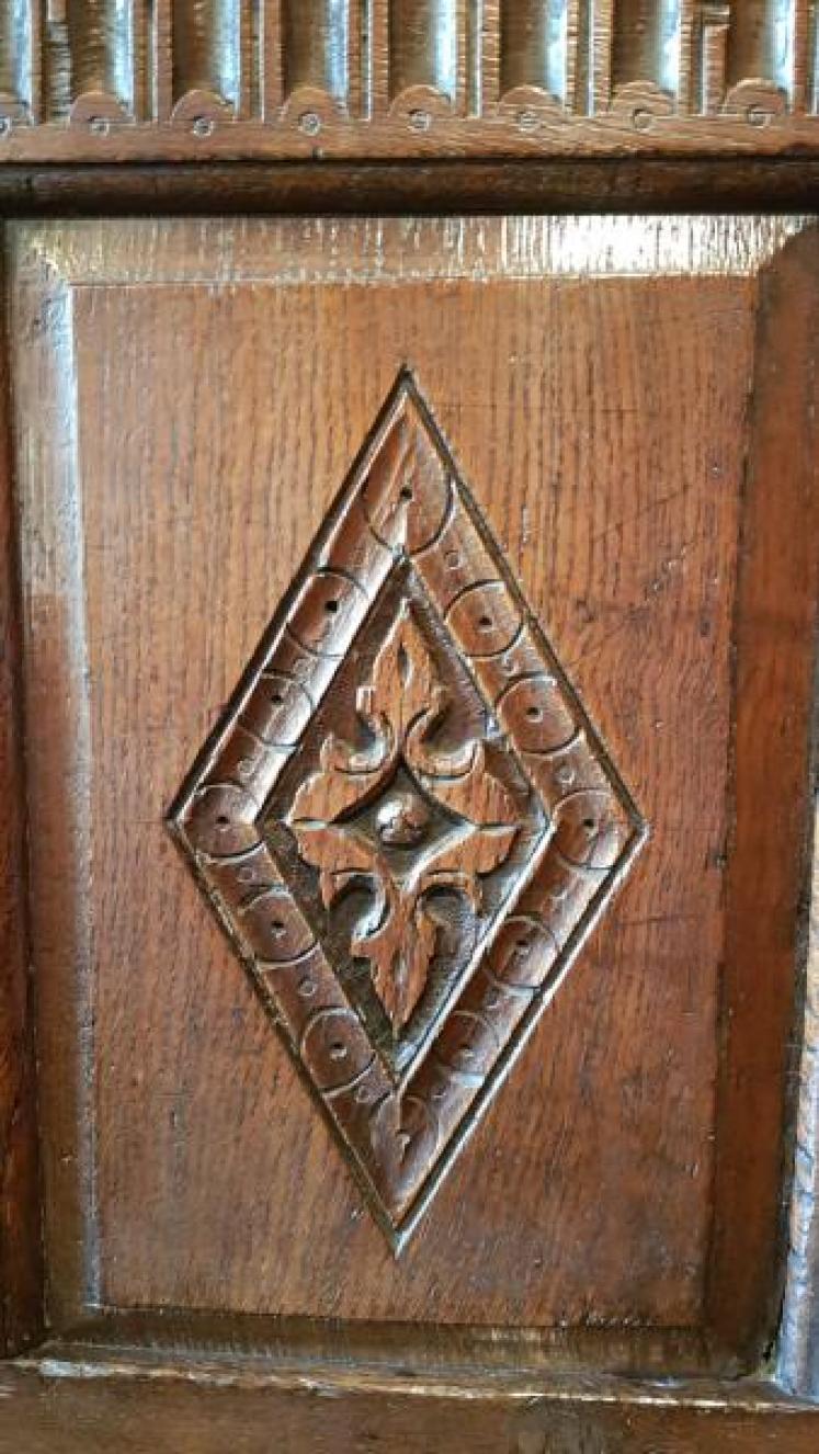 Small Period Oak Box Settle - Image 5