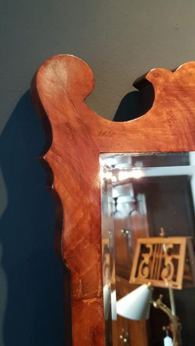 Victorian Walnut Mirror - Image 4