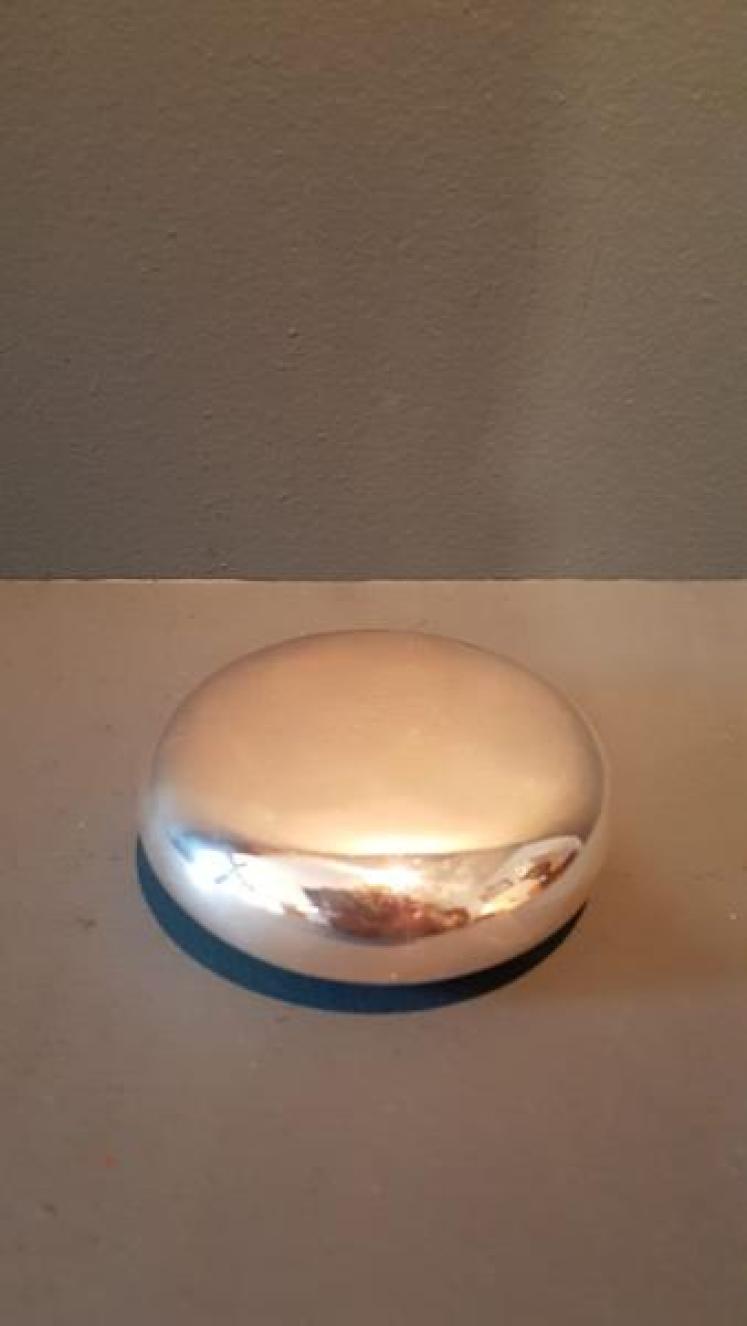 Edwardian Silver Squeeze Tobacco Pebble - Image 7
