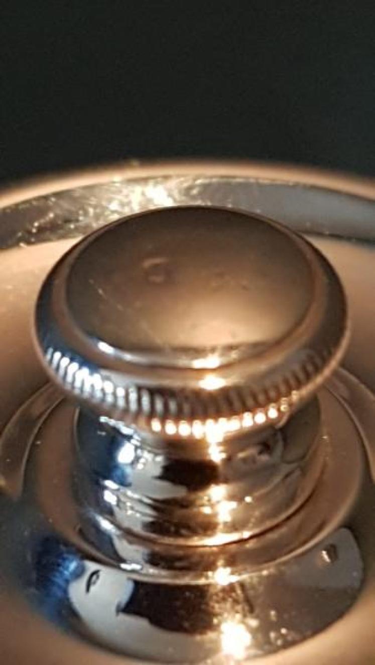 George V Silver Pepper Grinder - Image 3