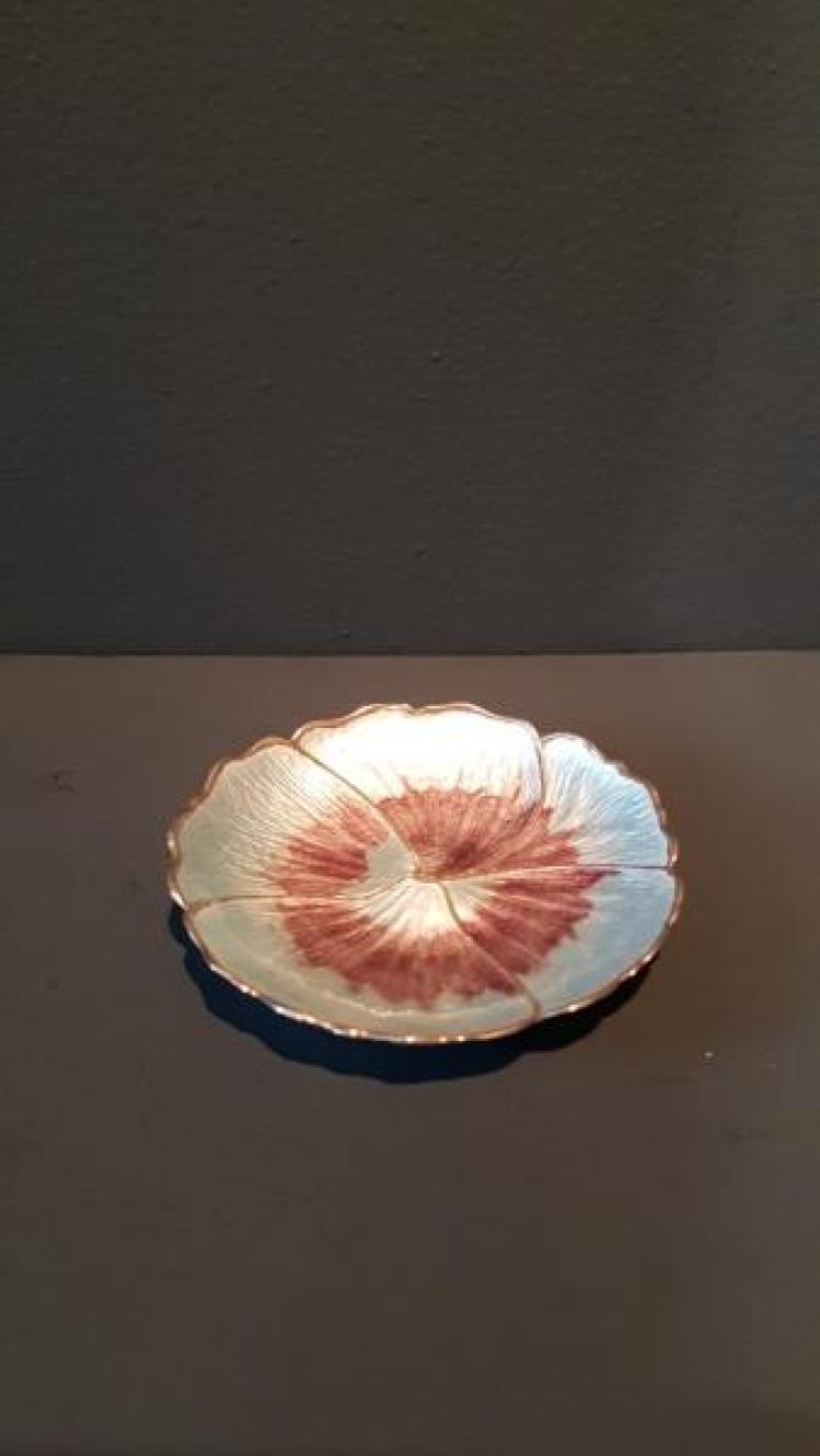 Silver and Enamel Anemone Pin Dish  - Image 1